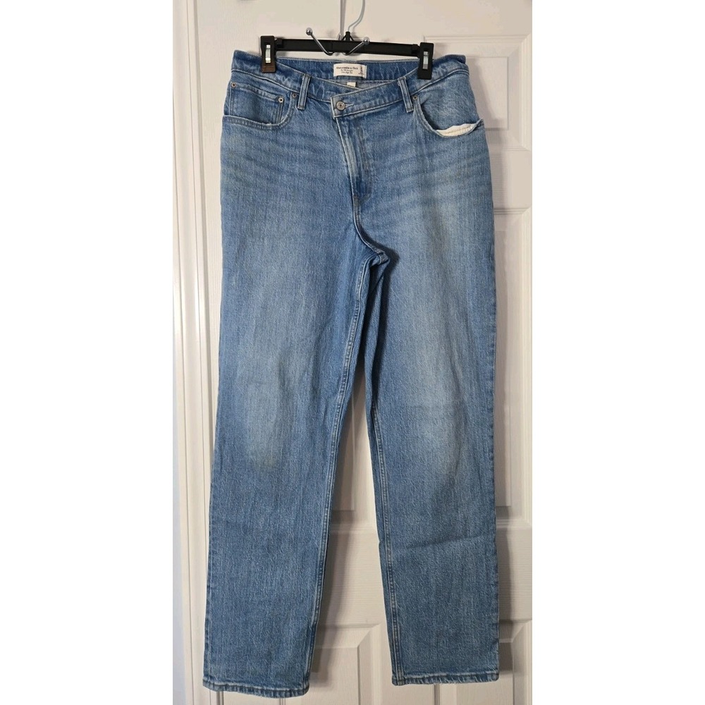 Abercrombie & Fitch The Skinny High Rise curve love ankle women's jeans 32/14R